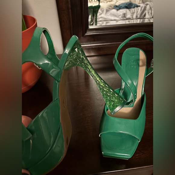 Gianni Bini Square Toe Heels - Picture 2 of 5